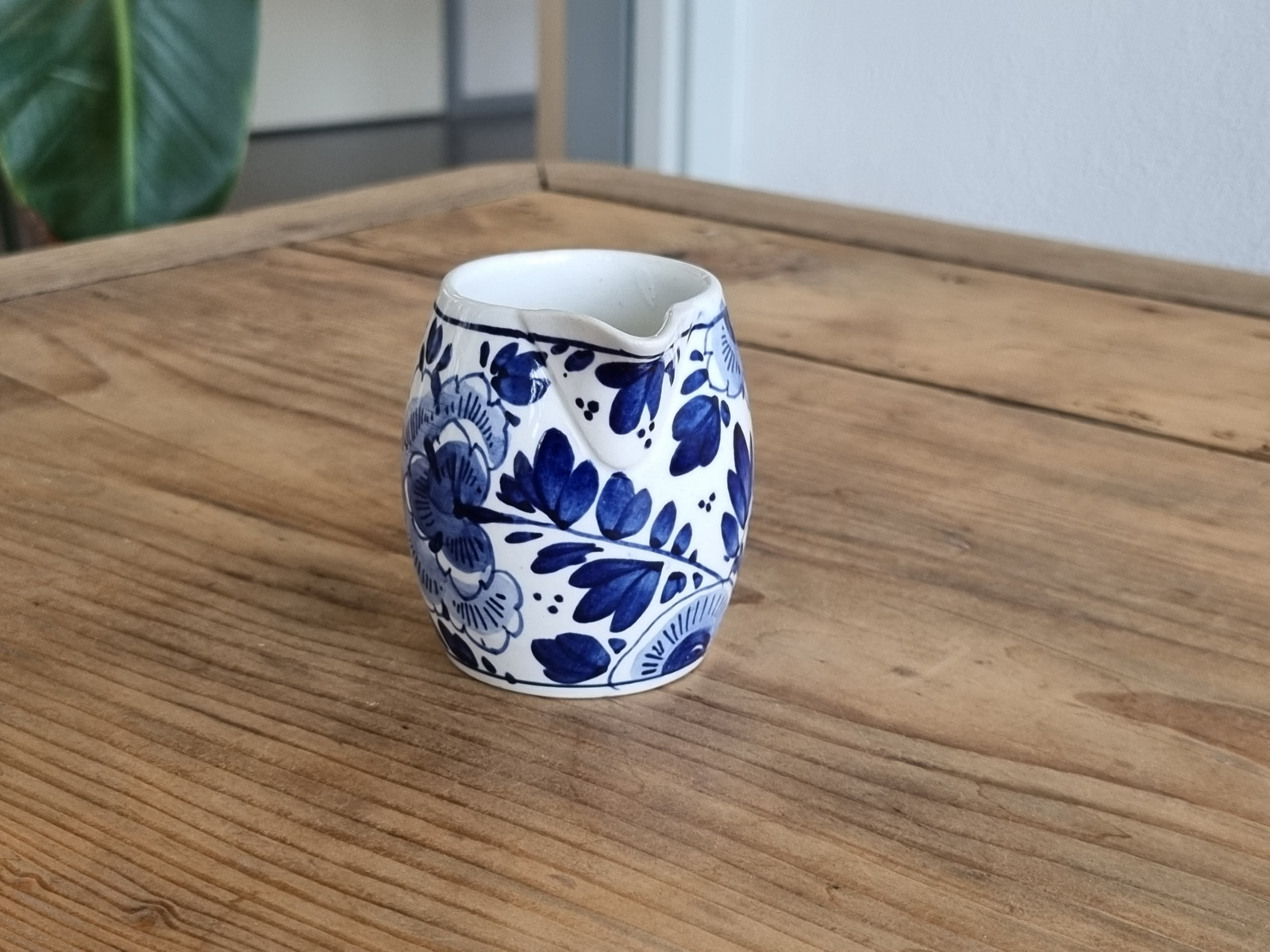 Delft blauw Societe Ceramique Roomkannetje 4-rings van het Tete-a-Tete-stel