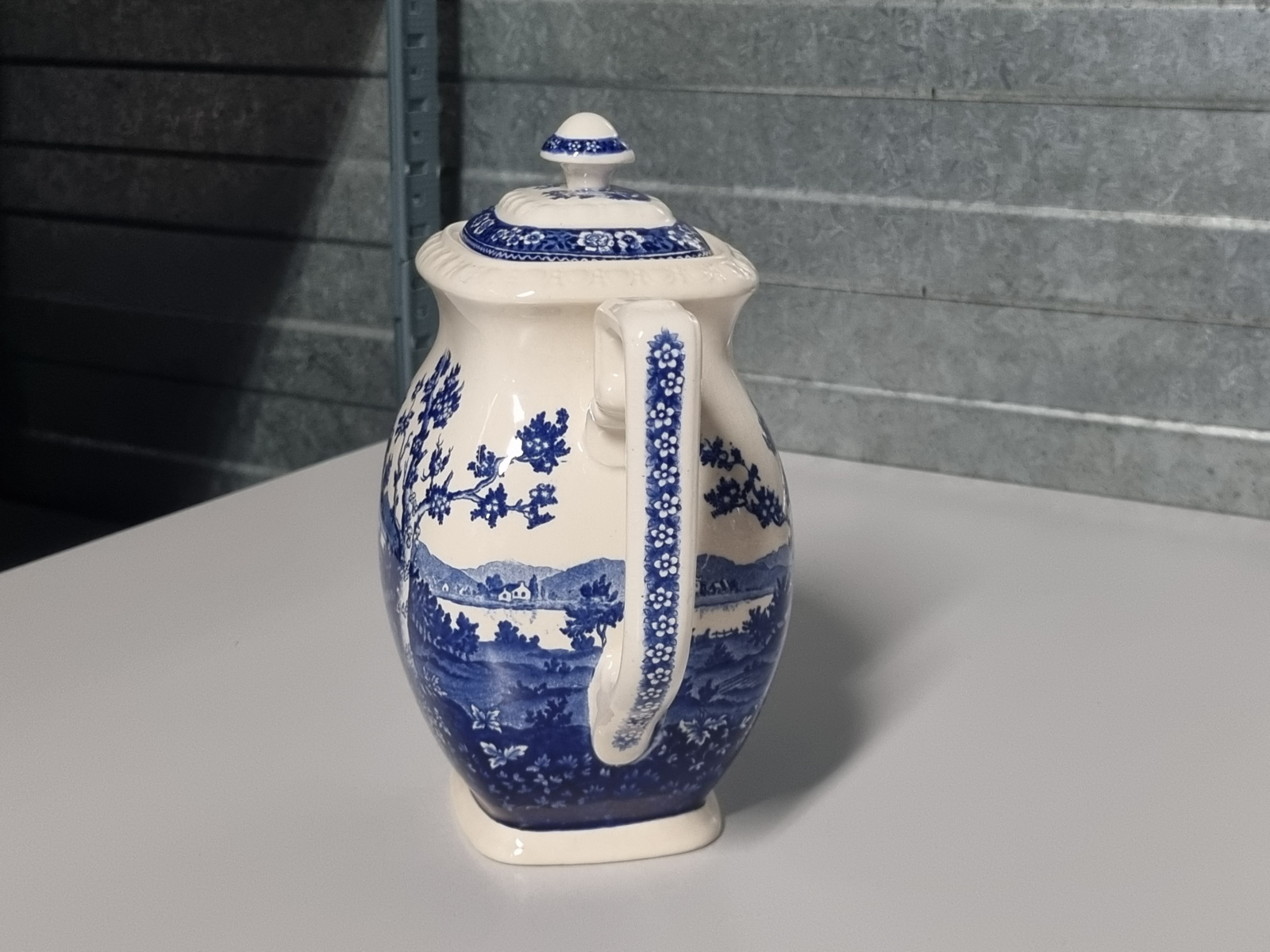 Villeroy en Boch Rusticana blauw Koffiepot Theepot 1,5 liter