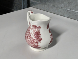 Engels rood Meakin Merrie England Kannetje 9 cm