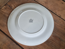 Wedgwood Windsor groot bord met parelrand en ribbel 31 cm