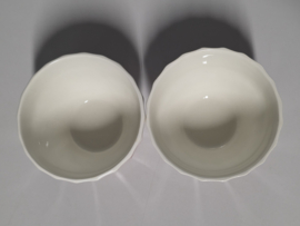 Engels rood set 2x mix & match kommetje 9 cm