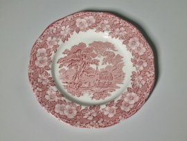 Engels rood Enoch Wedgwood Woodland Plat Dinerbord 25 cm