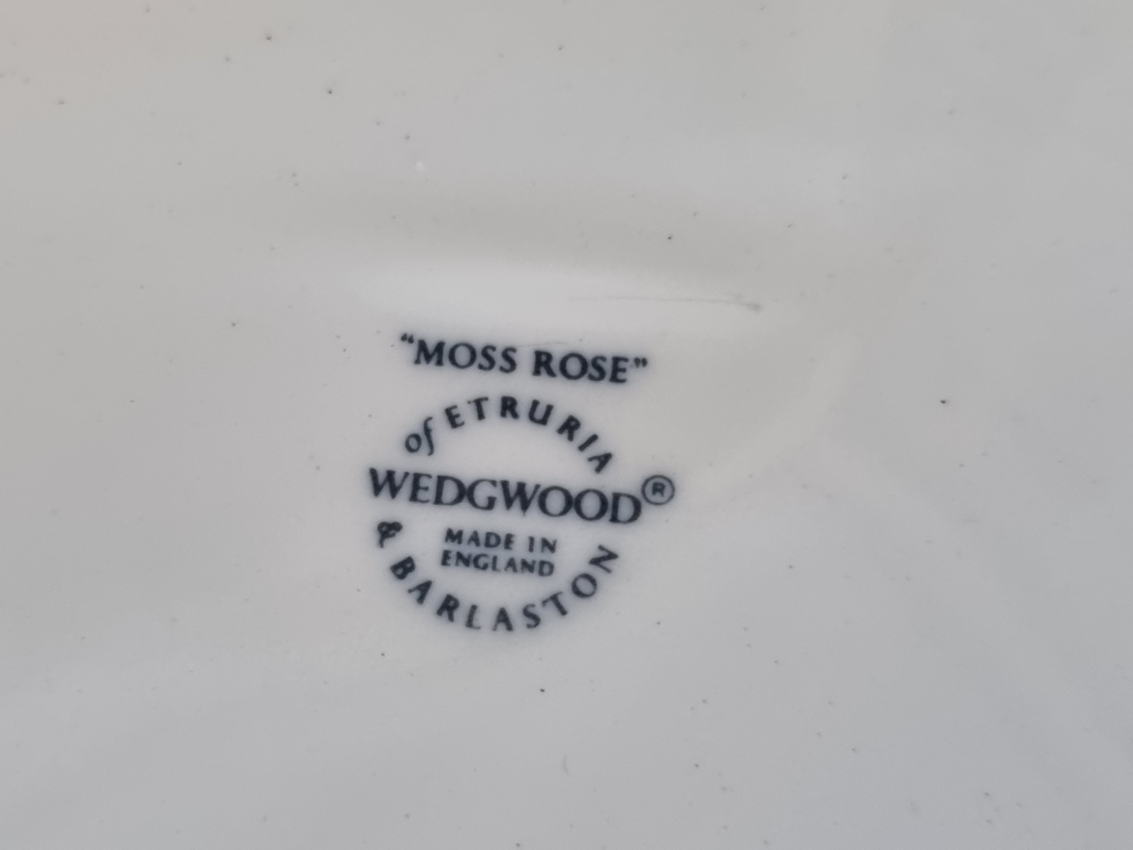 Wedgwood Moss Rose grote ovale schaal 40 cm