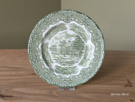 Engels groen Grindley Country Inns ontbijtbord 20 cm