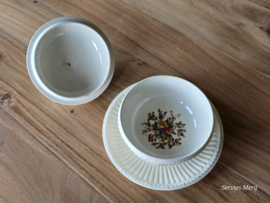 Wedgwood Conway Boterpot op vaste onderschotel