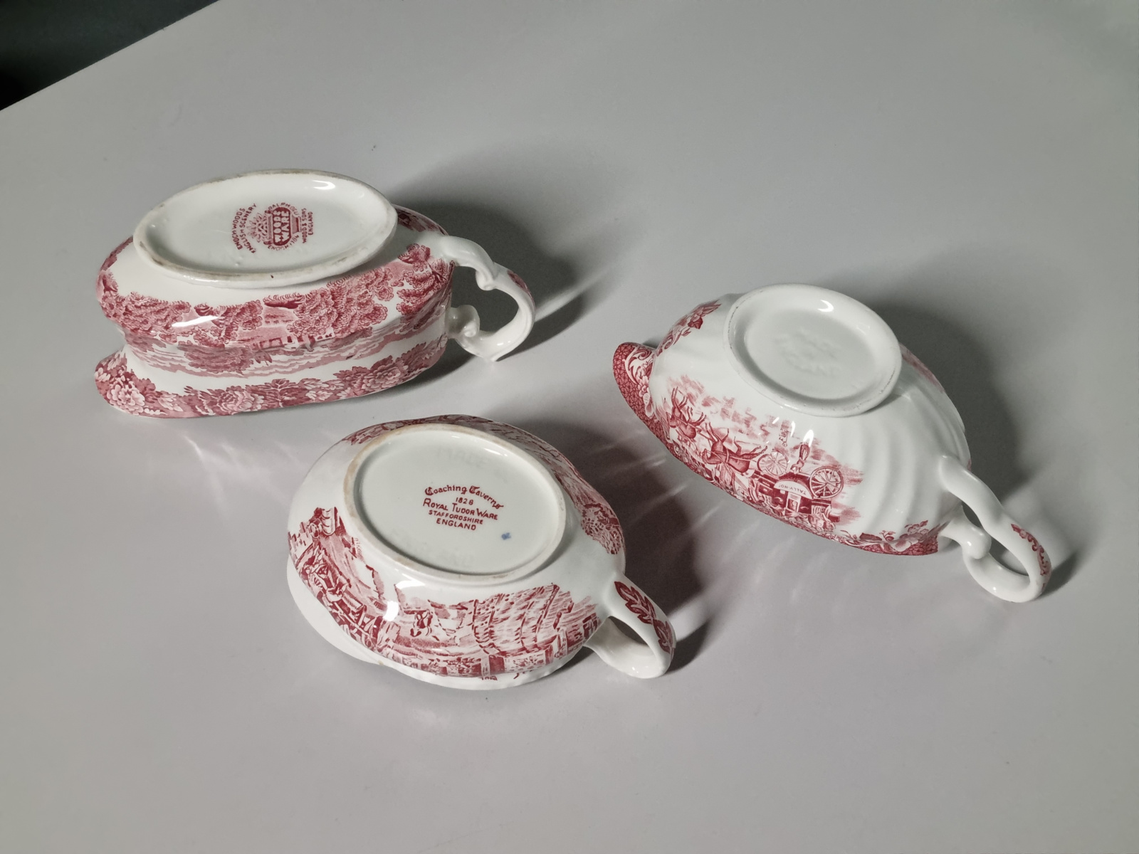 Engels rood Set 3x mix & match sauskommen