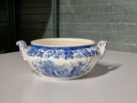 Villeroy en Boch Burgenland blauw Serveerschaal met oor