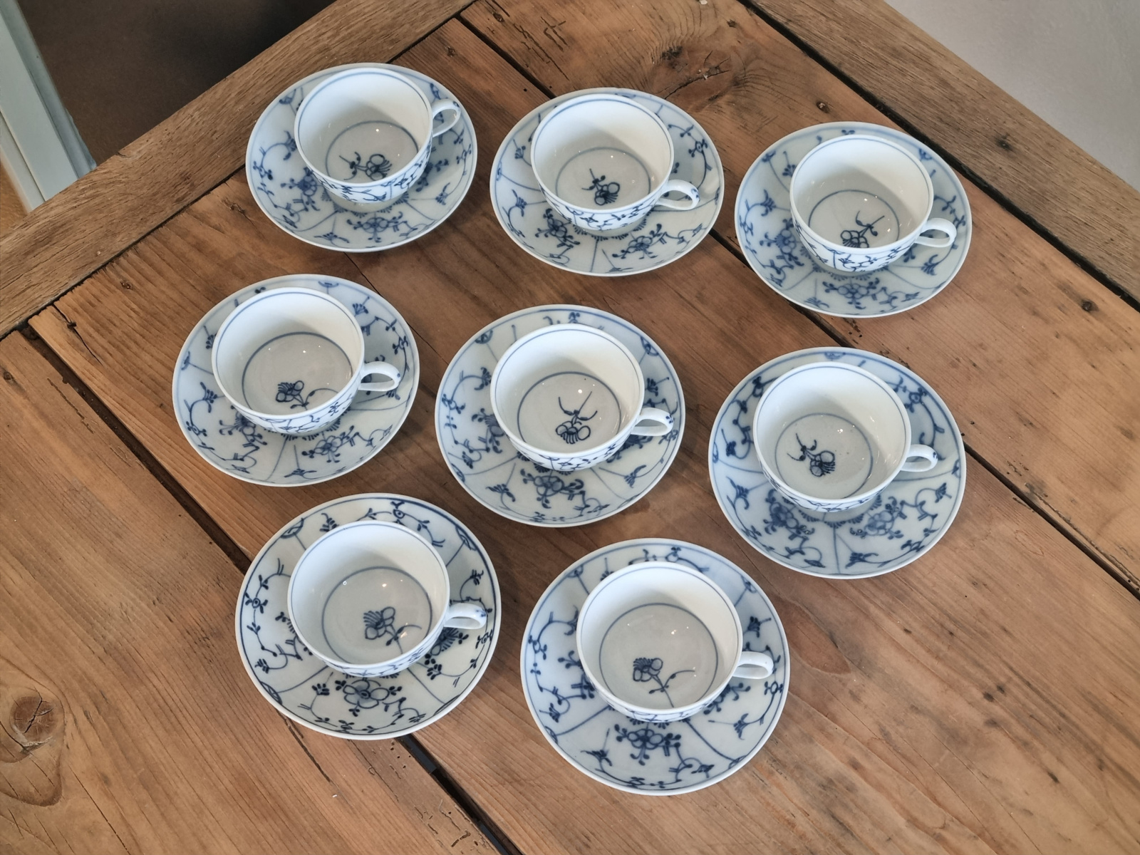 Saksch | Saks Furstenberg set 8x Kop en schotel