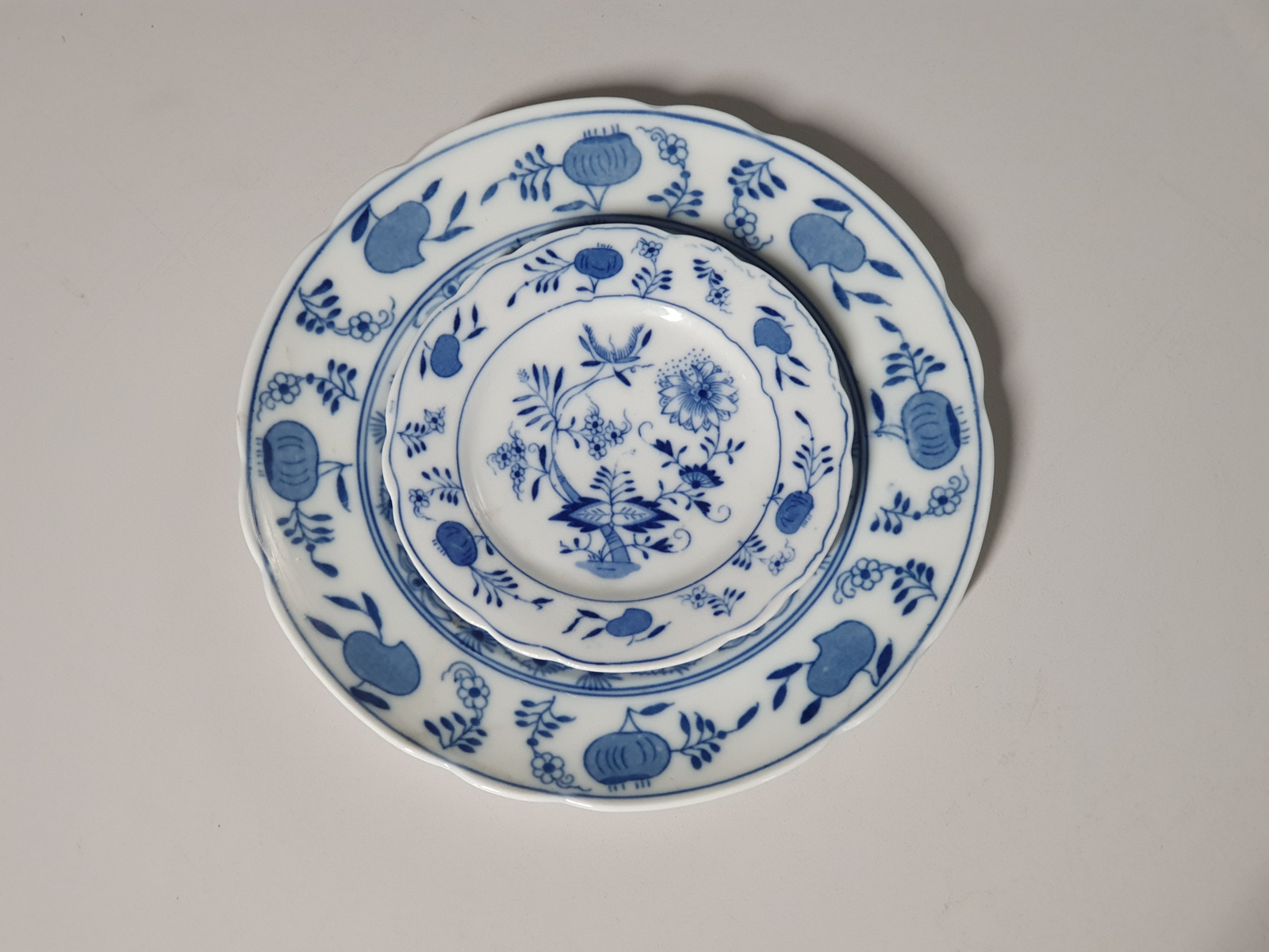 Zwiebelmuster Regout Serveersetje