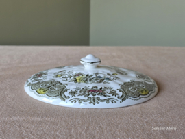 Engels Ridgway Windsor groen gekleurd los deksel voor dekschaal terrine