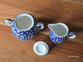Societe Ceramique Schrijfnamendecor decor Stavoren Tete-a-tete stel