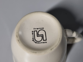 Frans Sarreguemines Obernai Espresso Kopje met schotel Ø 7 cm