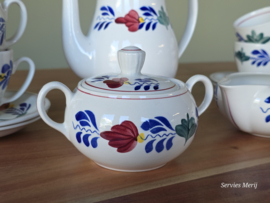 Boerenbont Boch Koffieservies Zeeland 6-personen (groen stempel)