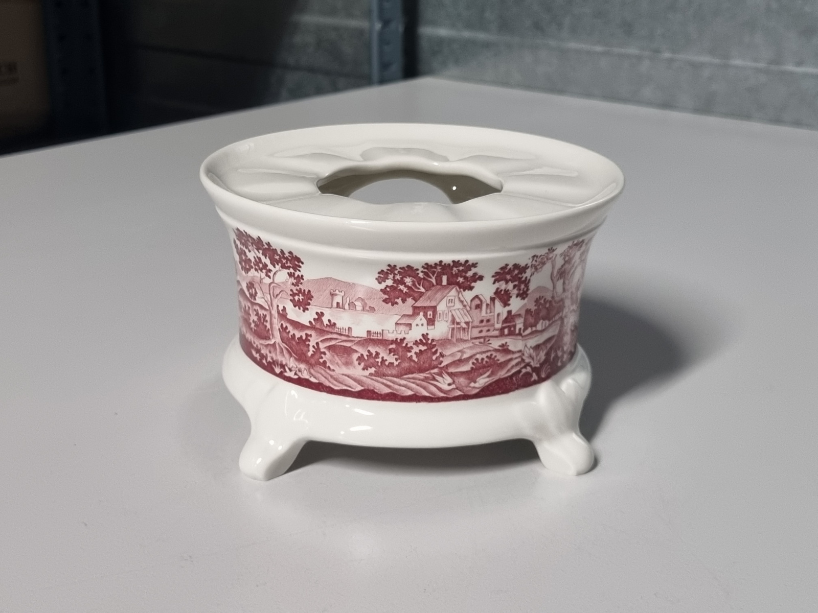 Villeroy en Boch Rusticana rood Theelicht op pootjes