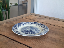 Landschap Blauw Societe Ceramique ontbijtbordje 21,5 cm (nr. 4)
