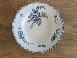 Meibloem Petrus Regout diep bord 23,5 cm (hoekig model)