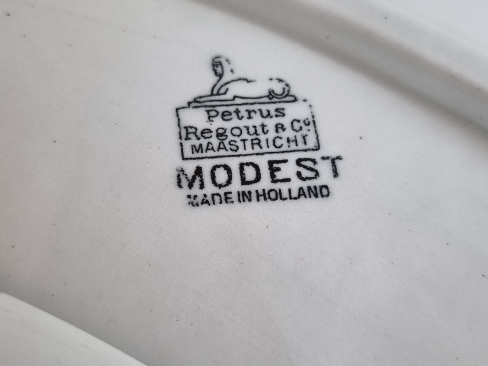 Petrus Regout Modest set 3x Schaal