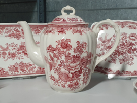 Villeroy en Boch Fasan rood Villeroy en Boch Koffieservies 4 pers.