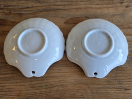 Zwiebelmuster onbekend merk Set 2x schelpschaal