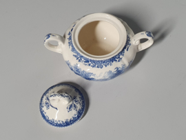 Villeroy en Boch Burgenland blauw Suikerpot (gewoon model)