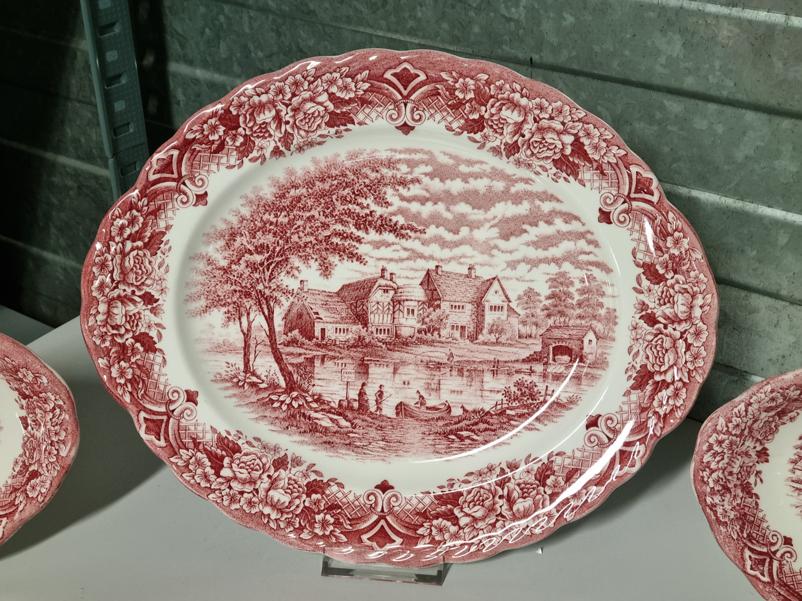 Engels rood Grindley Homeland serviesset 18 delig