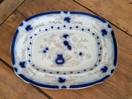 Petrus Regout Wellington decor Persian rechthoekige schaal 33,5 cm