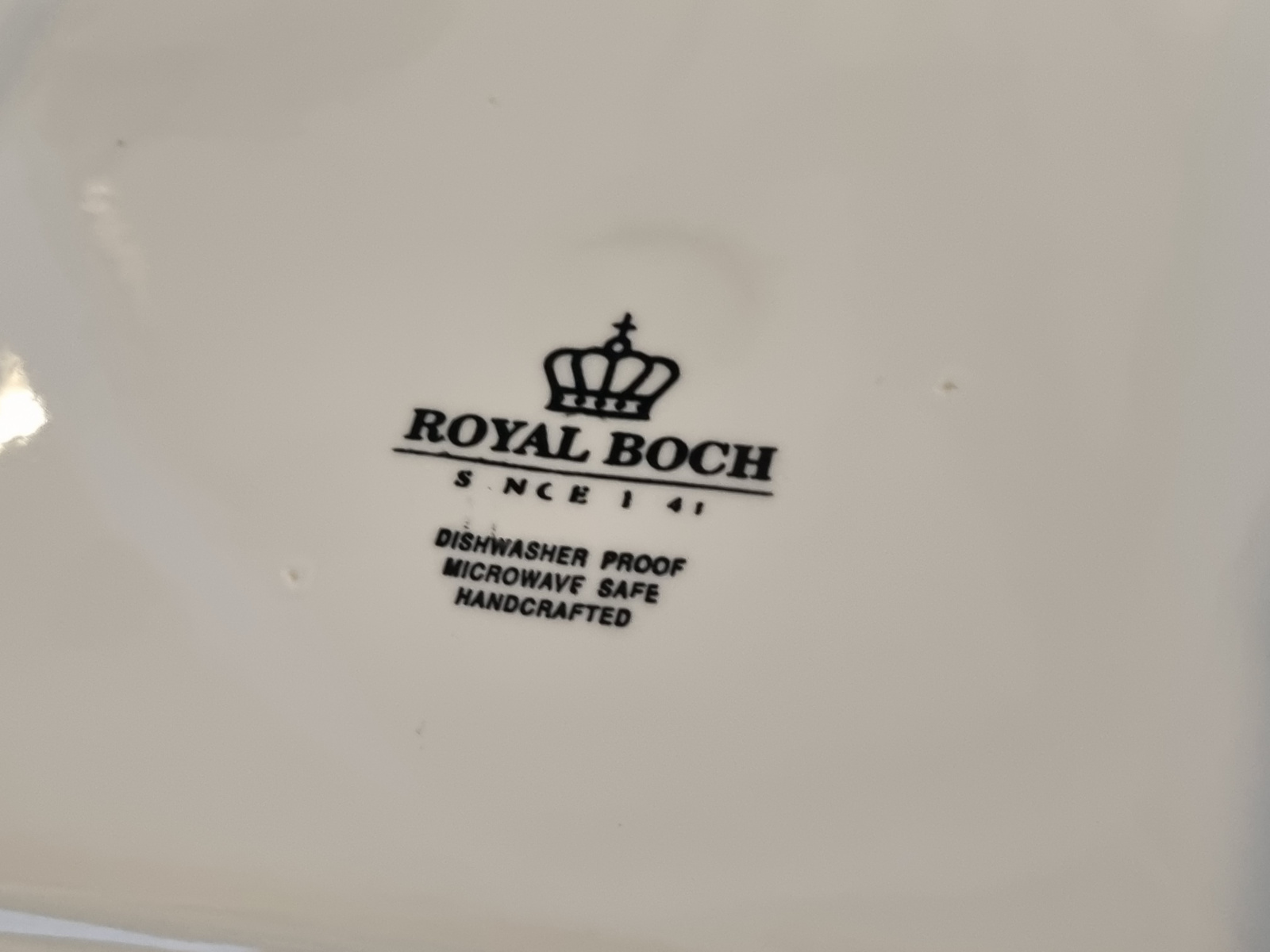 Royal Boch Kitchen grote Lade met tekst Rijst