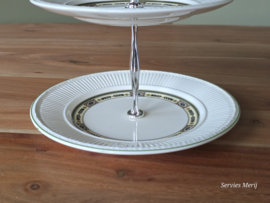 Wedgwood Carlton Etagere 2-laags zilverkleurig