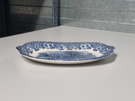 Engels blauw Enoch Wedgwood Woodland Serveerschaal 26 cm (rechthoek)