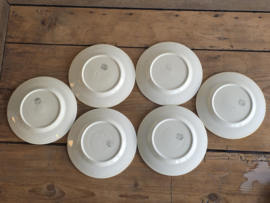 Boerenbont 418 Societe Ceramique set 6x ontbijtbord 21 cm
