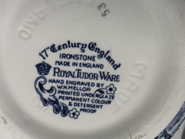 Engels blauw 17th Century England Royal Tudor Ware Staffordshire Suikerpot
