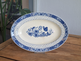 Societe Ceramique Butterflij ovale schaal 32,5 cm (crème)