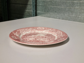 Engels rood Ironstone EIT Dinerbord 24,5 cm (brug)