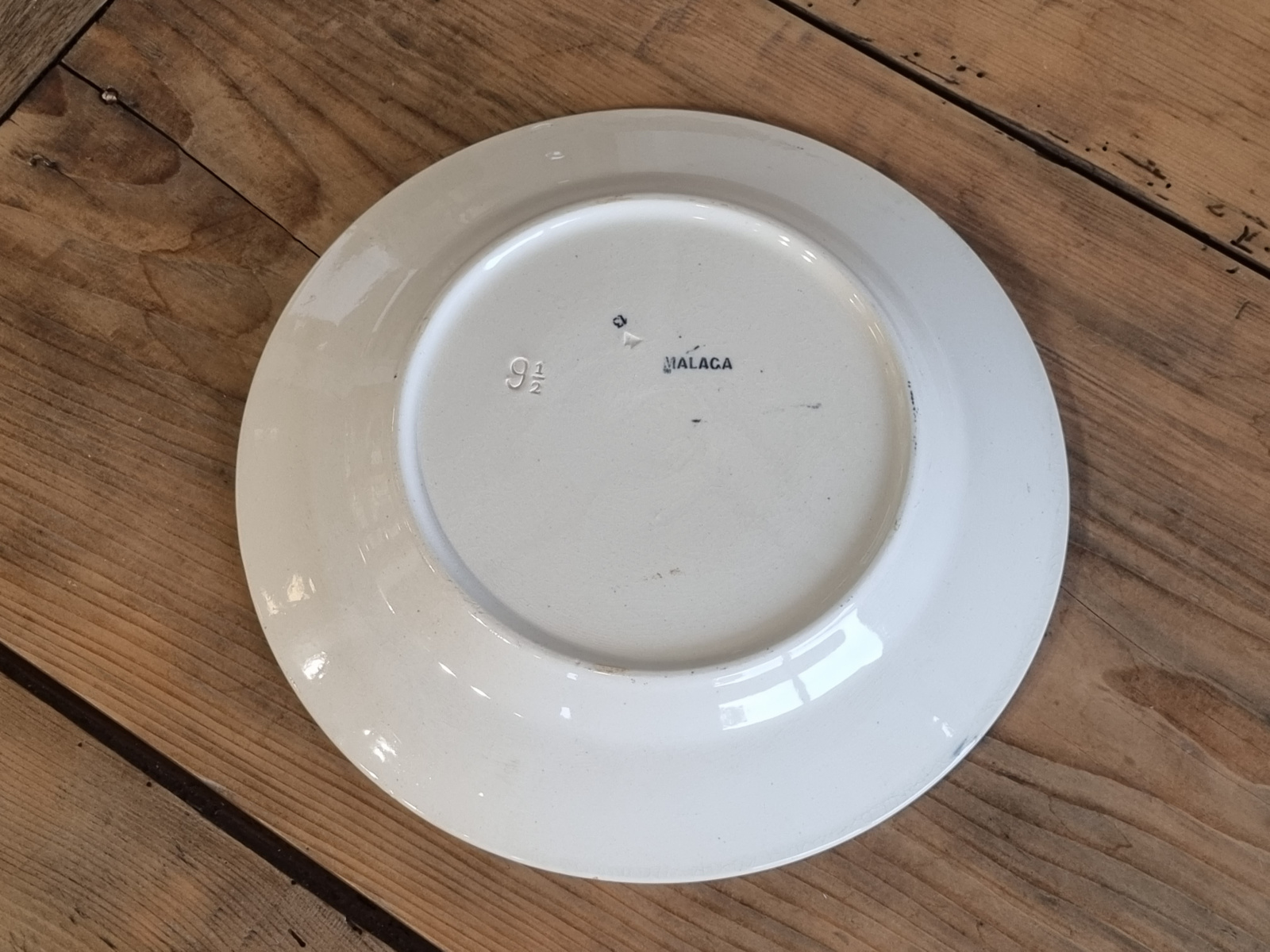 Petrus Regout Malaga petrol Eetbord Dinerbord 25,5 cm