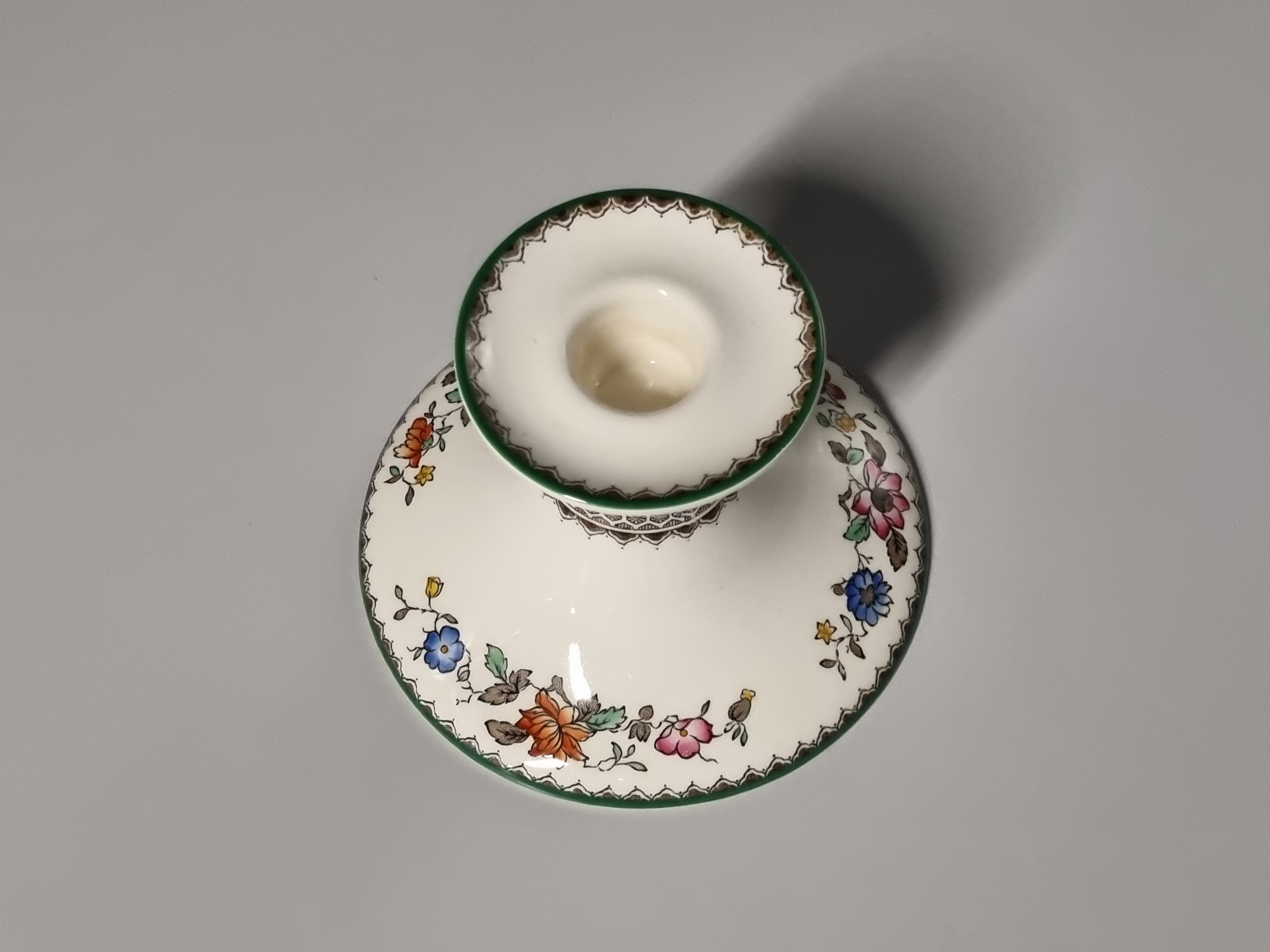 Engels Spode Copeland Chinese Rose kandelaar