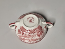 Engels rood Enoch Wedgwood Lochs of Scotland Soepkom