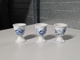 Zwiebelmuster onbekend merk Set 3x eierdopje