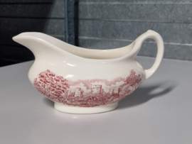 Engels rood Ironstone Castles Sauskom met oor (kasteel)