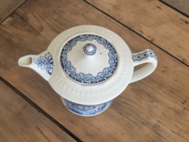 Boerenhoeve blauw Societe Ceramique Koffiepot