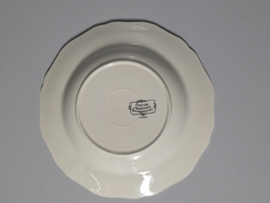 Frans Sarreguemines Obernai diep bord 25 cm (sneeuw)