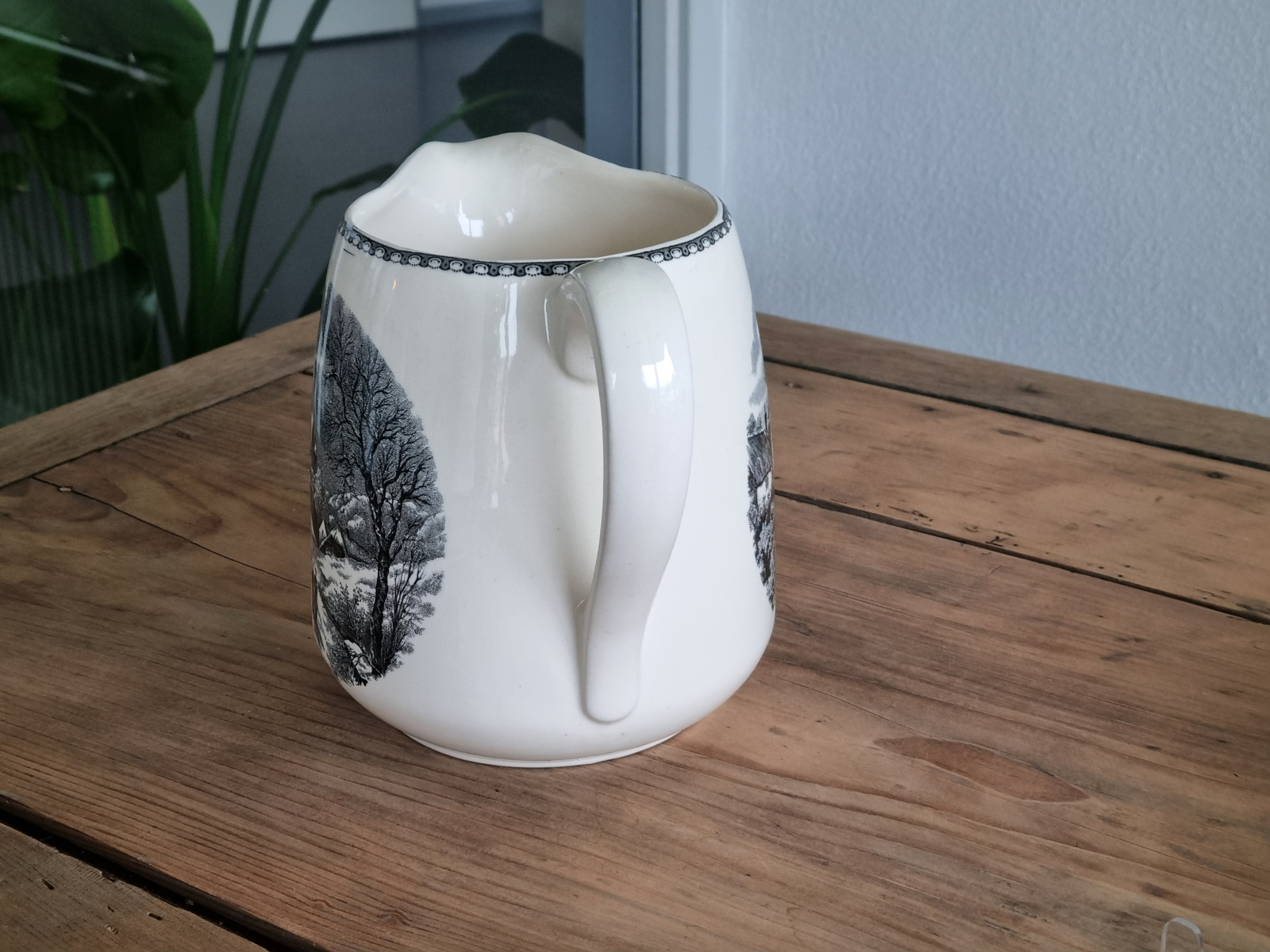 Landschap Zwart Société Céramique Kan nr. 2 (recht model)