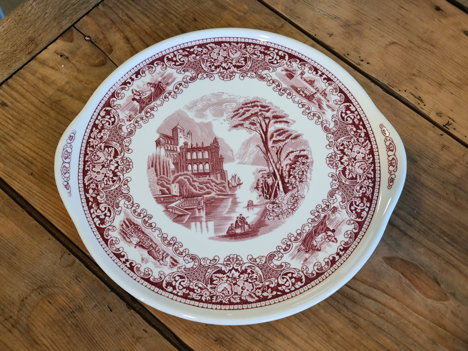 Regout Castillo Royal Sphinx Serveerbord met greepjes 30,5 cm