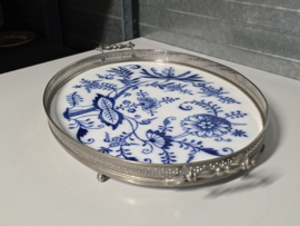 Zwiebelmuster onbekend merk robuust Dienblad op pootjes 48 cm