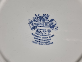 Engels blauw English Style plat dinerbord 24 cm (Hare & Hounds)