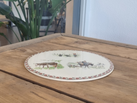 Frans Sarreguemines Enfants grote Onderzetter (rond) 25,5 cm