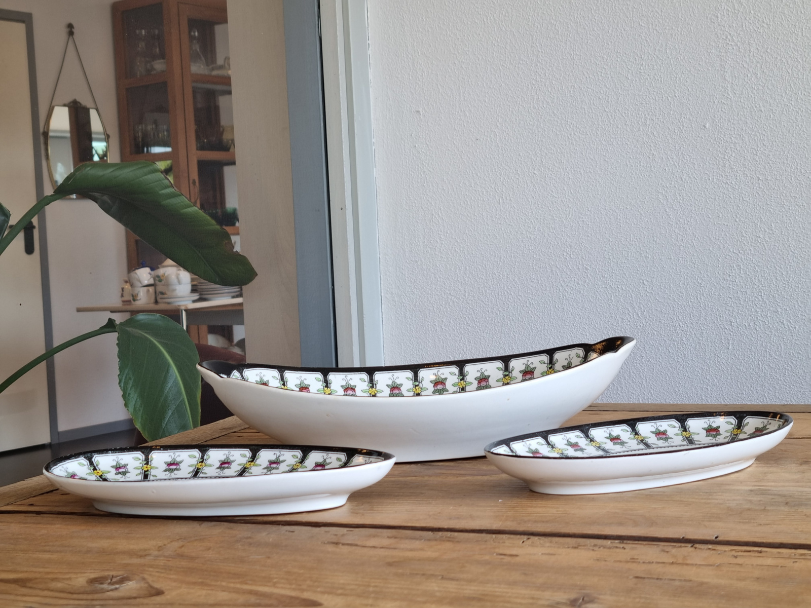 Petrus Regout Modest set 3x Schaal