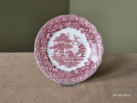 Engels rood Grindley Country Style gebaksbord 15 cm