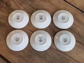 Wedgwood Briar Rose set 6x Theezakjeslegger 8 cm
