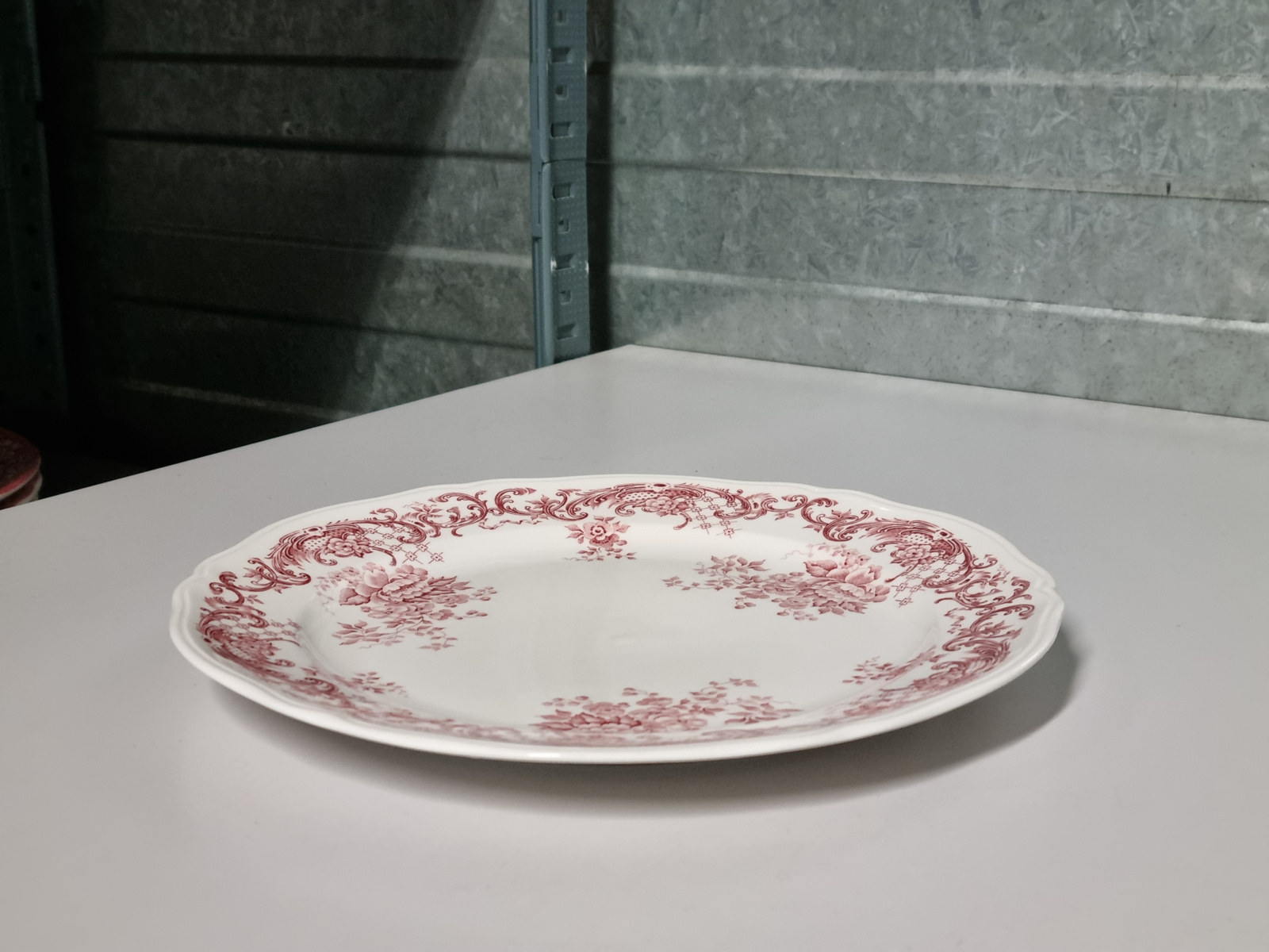 Villeroy en Boch Valeria rood plat dinerbord 23,5 cm