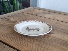 Frans Sarreguemines Enfants plat Bordje 16 cm (afb. aan tafel)